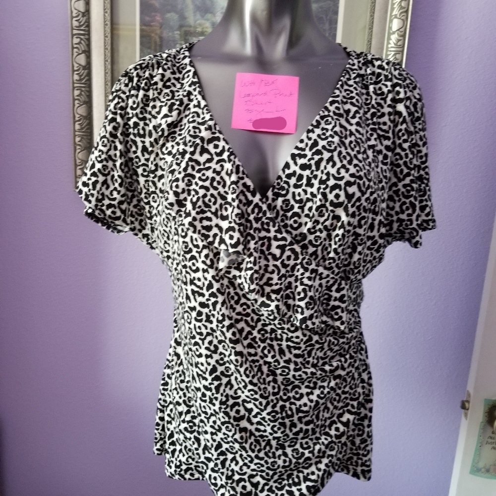 Blouse, wrap front